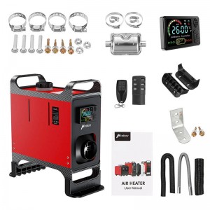 Hcalory Parking heater HCALORY HC-A02, 8 kW, Diesel, Bluetooth (red)