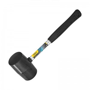 Deli Tools Rubber Hammer Deli Tools EDL5616, 0.5kg (melns)