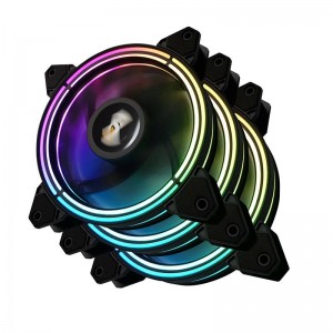 Darkflash Компьютерный вентилятор ARGB Darkflash CF11 Pro 3в1 120x120 (черный)