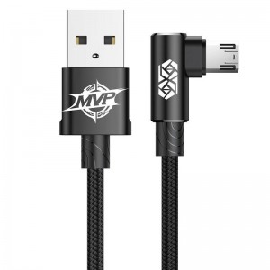 Baseus MVP Локоть Кабель USB к micro USB 2A 1 м - черный