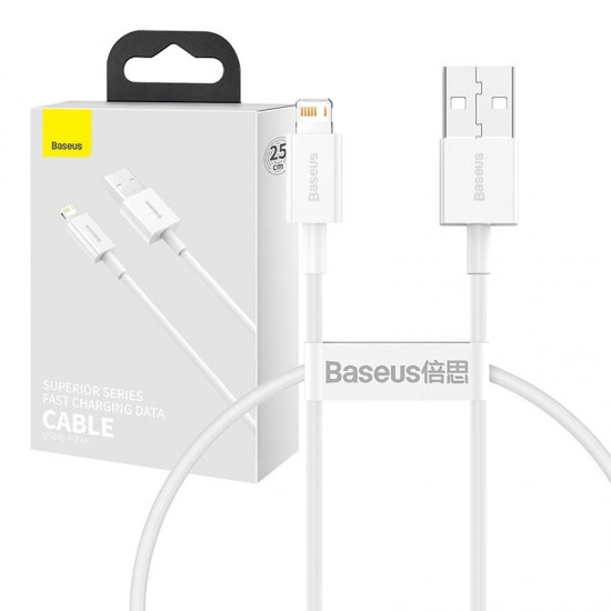 Baseus Superior Series Провод USB / Lightning / 2.4A / 0.25m