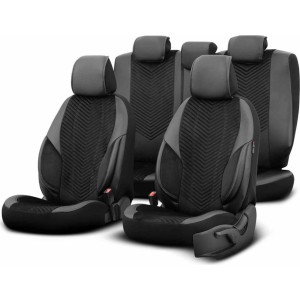 Otom Комплект чехлов на автомобильные сиденья OTOM ADVANCED 204 BLACK BABYFACE 3-ZIP