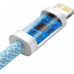 Baseus Dynamic kabel USB Typ C - Lightning Power Delivery 20 Вт 1 м niebieski (CALD000003)