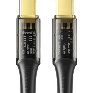 Mcdodo kabelis USB-C uz USB-C Mcdodo CA-3461, PD 100W, 1.8m (melns)