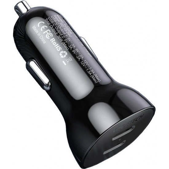 Choetech Auto lādētājs Choetech TC0008 40W 2x USB-C