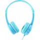 Buddyphones Travel wired headphones for children (blue)