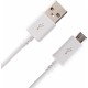 Samsung oriģinālais Samsung mikro USB kabelis USB-A 2.0 ECB-DU4EWE 1,5 m lielapjoma balts kabelis