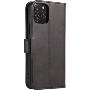 4Kom.pl Magnet Case elegant case with a flip cover and stand function for Samsung Galaxy M53 5G black
