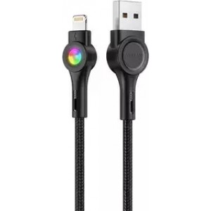 Producenttymczasowy Kabel USB do Lightning Vipfan Colorful X08, 3A, 1.2m (czarny)