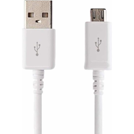 Samsung oriģinālais Samsung mikro USB kabelis USB-A 2.0 ECB-DU4EWE 1,5 m lielapjoma balts kabelis