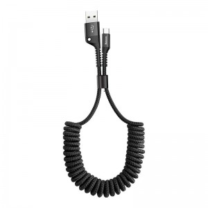 Baseus Cable BASEUS Fish Eye USB Type-C / 2A, 1m (Black)