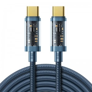 Joyroom kabelis USB-C 100W 2m Joyroom S-CC100A20 (zils)