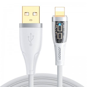 Joyroom kabelis uz USB-A / Lightning / 2.4A / 1.2m Joyroom S-UL012A3 (balts)