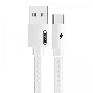 Remax kabelis USB-C Remax Kerolla, 2m (balts)
