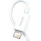 Baseus Superior USB - Lightning cable 2.4A 1 m White (CALYS-A02)