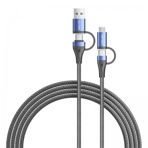 USB-кабель Vention 4в1 USB 2.0 Vention CTLLH 2м (черный)