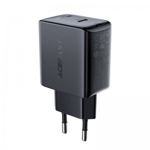 Сетевое зарядное устройство Acefast A1 PD20W, 1x USB-C (черный)