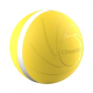 Cheerble Interactive ball for dogs and cats Cheerble W1 (Yellow)