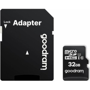 Goodram 32GB Micro SDHC U1-I Class 10 Atmiņas Karte ar Adapteri