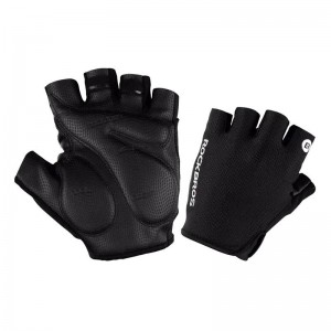 Rockbros Bicycle half finger gloves Rockbros S106BK-M Size: M (black)