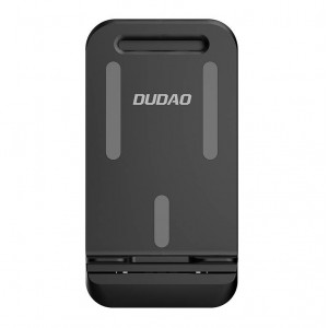 Dudao Mini salokāms galddatora tālruņa turētājs Dudao F14S (melns)