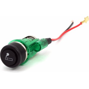 Розетка Amio Lighter с зеленым светом 12 В CLI-03