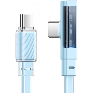 Кабель Mcdodo USB-C на USB-C Mcdodo CA-3452 100 Вт 90 градусов 1,2 м (синий)