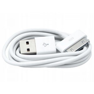 4Kom.pl Kabel 30 pin USB do iPhone 4 4S 3GS 3G 3 iPod iPad 2 3 - zamiennik