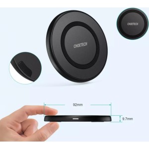 Choetech Qi wireless charger 10W USB cable - micro USB black (T526-S)
