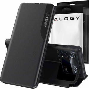 Alogy Smart View vāka ādas maku futrālis Xiaomi Poco M4 Pro 4G / LTE