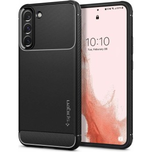 Spigen futrālis Samsung Galaxy S22 korpusam Spigen izturīgas bruņas Matēts melns