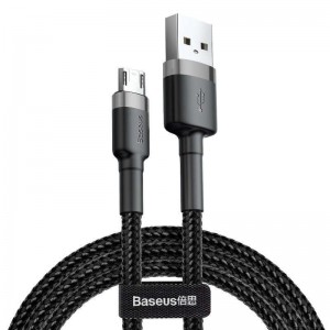 Baseus Cafule USB to Micro USB 1.5A Cable 2m (gray-black)