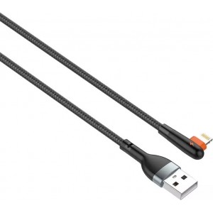 Producenttymczasowy USB to Lightning kabelis LDNIO LS561, 2.4A, 1m (melns)