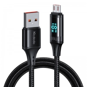 Mcdodo Cable Mcdodo CA-1070 USB to Micro USB, 3A, 1.2m (black)