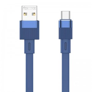 Remax kabelis USB-C Remax skalošana, 2.4A, 1m (zils)