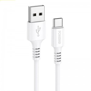 Кабель Foneng USB-USB C Foneng, x85 3A Быстрая зарядка, 1 м (белый)