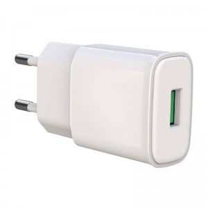 XO Сетевое зарядное устройство XO L92D, 1x USB, 18 Вт, QC 3.0 (белое)