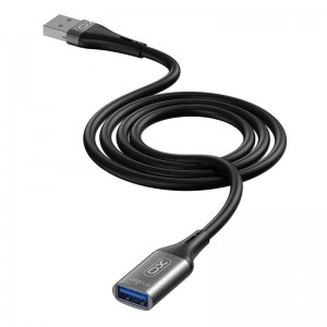 XO kabelis / adapteris USB do USB 3.0 XO NB220, 2m (melns)