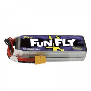 Tattu Funfly 1800mAh 14.8V 100C 4S1P XT60 akumulators