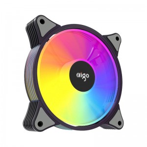 Aigo Computer Fan komplekts 3in1 Aigo AR12 ARGB 120x120 (melns)