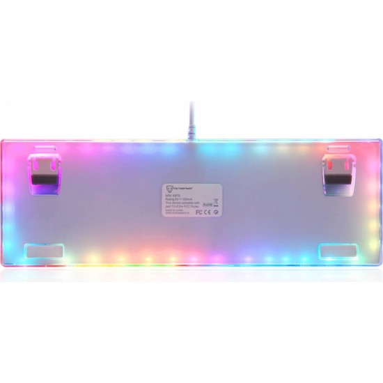 Motospeed Механическая игровая клавиатура Motospeed K87S RGB (белая)