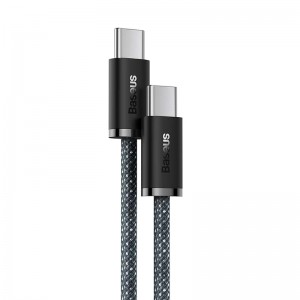 Baseus kabelis USB-C uz USB-C Baseus dinamiskā sērija, 100W, 2m (szary)