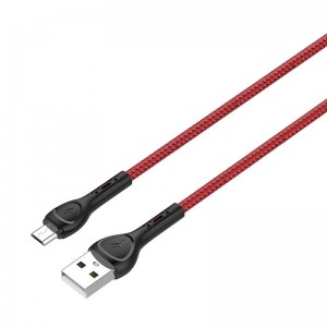 Ldnio LS482 2m USB - Mikro USB kabelis (sarkans)