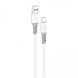 Foneng X66 USB uz mikro USB kabelis, 20W, 3A, 1m (balts)