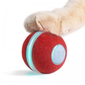 Cheerble interaktīvā kaķu bumba Cheerble M1 (sarkana)