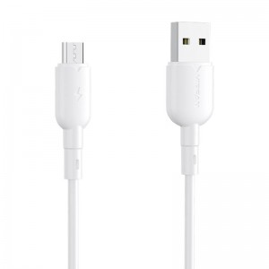 Vipfan USB uz Micro USB kabelis Vipfan Krāsains X11, 3A, 1m (balts)