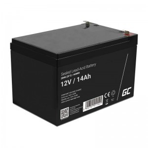 Green Cell Rechargeable battery AGM 12V 14Ah Maintenancefree for UPS ALARM