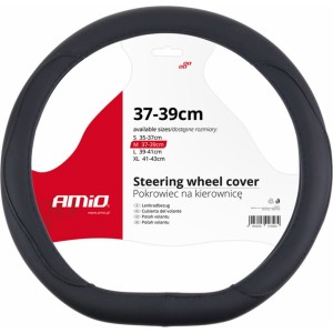 Amio Чехол на рулевое колесо SWC-22-M D-образной формы (37-39см)
