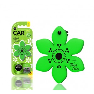 Мтм Индастриз Автомобильный освежитель воздуха AROMA FLOWER POWER Fancy Green