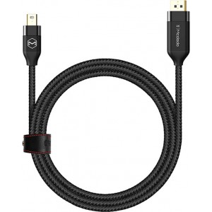 Mcdodo Mini DisplayPort - DisplayPort kabelis Mcdodo CA-8150, 2m (melns)